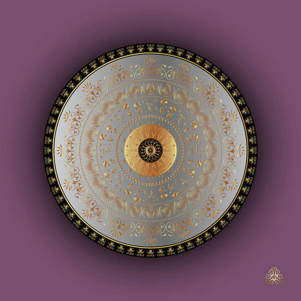 Mandala Poster featuring the digital art Kuklos No 4348 by Alan Bennington