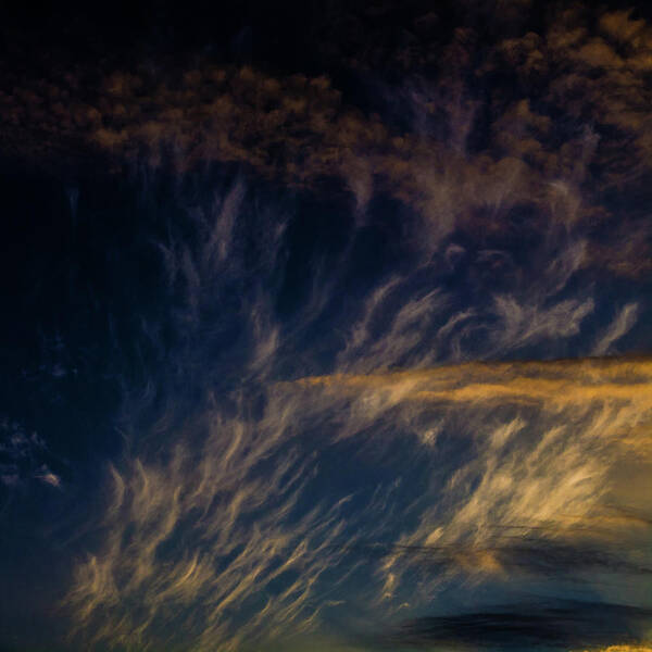 Sky Poster featuring the photograph Le Ciel Du Medoc # 06 by Jorg Becker