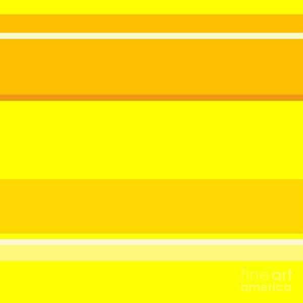 Yellow Poster featuring the digital art Lemon Sunrise by Wade Hampton