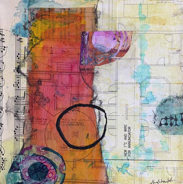 Mixed Media Poster featuring the mixed media Listen to the Trees by Laurel Englehardt