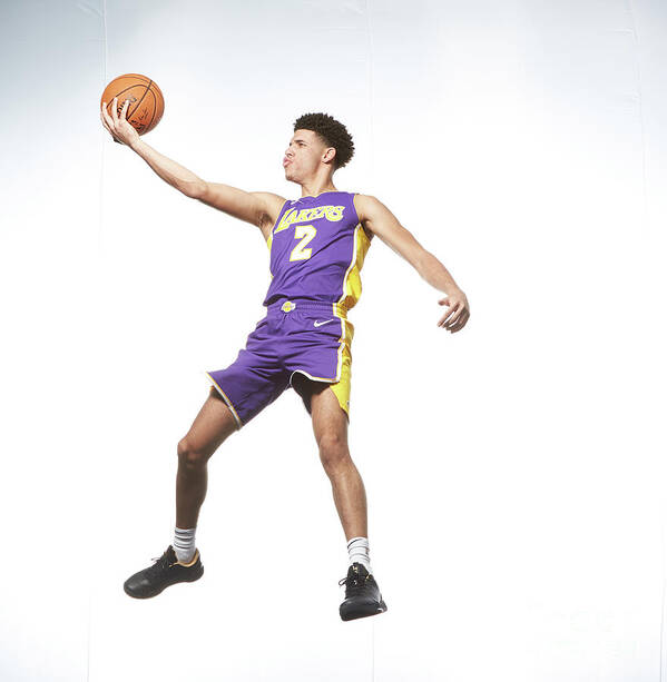 Nba Pro Basketball Poster featuring the photograph Lonzo Ball by Nathaniel S. Butler