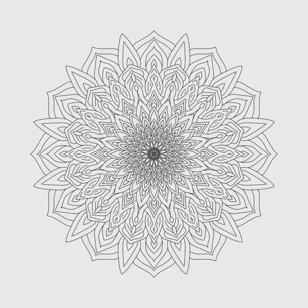 Flowers Poster featuring the digital art Mandala 58 by Angie Tirado