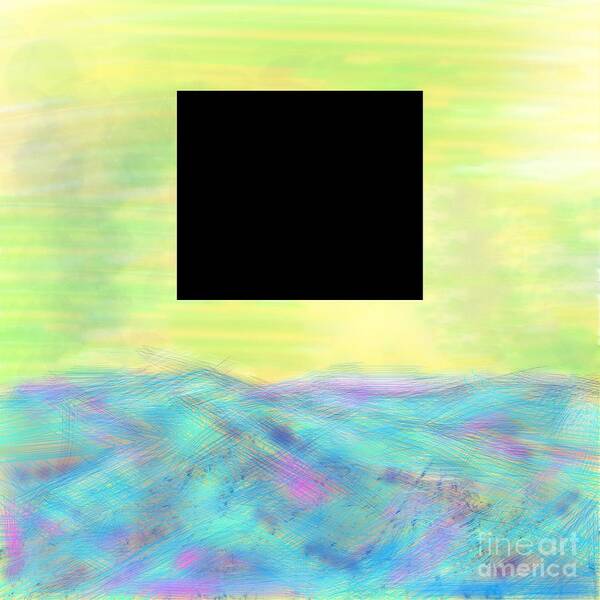 Abstract Art Poster featuring the digital art My Spirit Drifts by Jeremiah Ray