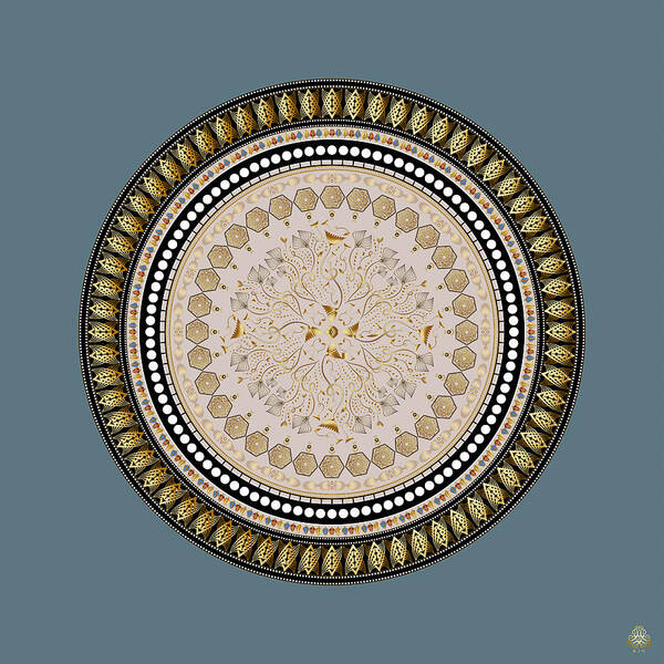 Mandala Poster featuring the digital art Ornativo Vero Circulus No 4202 by Alan Bennington