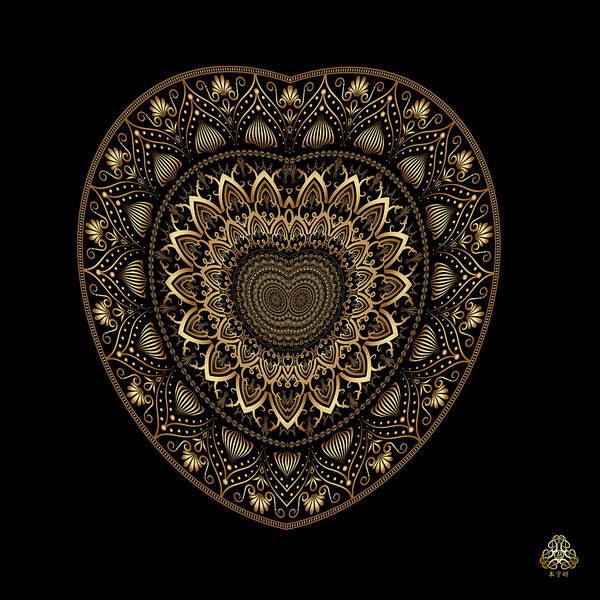 Mandala Graphic Poster featuring the digital art Ornativo Vero Circulus No 4272 by Alan Bennington
