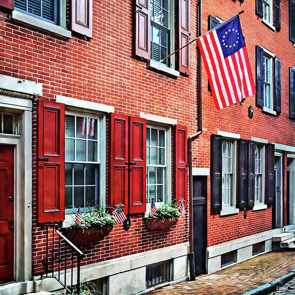 Philadelphia Poster featuring the photograph Philadelphia PA - S American Street by Susan Savad