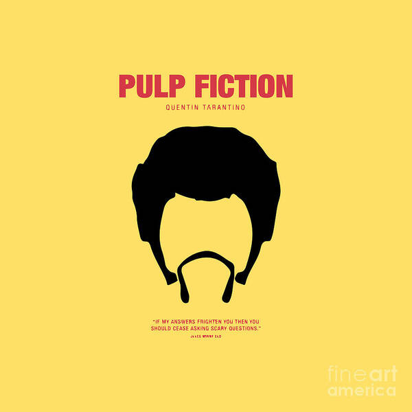 Pulp Fiction Jules Winnfield Movie Silhouette Poster by Markita V Smith -  Pixels