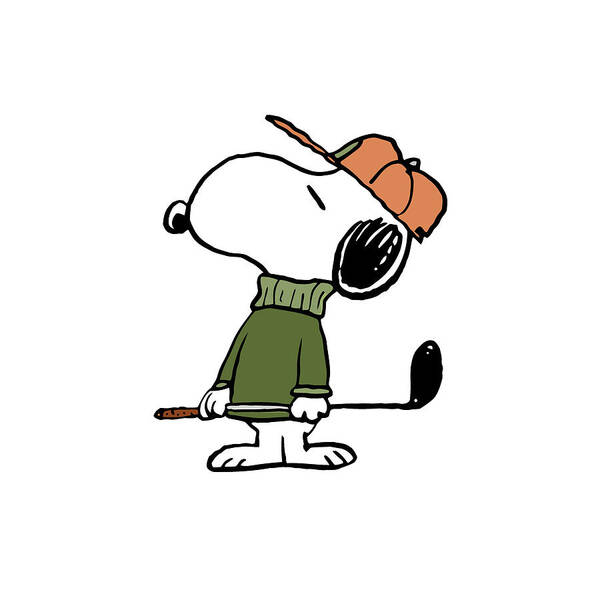 Snoopy Golf Sticker by Happy Pets - Pixels