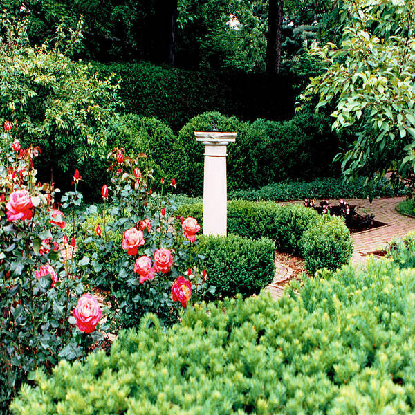 Henry Clay Estate Poster featuring the photograph Sundial 94 Squared by Mike McBrayer