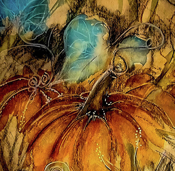 Halloween Poster featuring the painting The Holiday Ahead by Lisa Kaiser