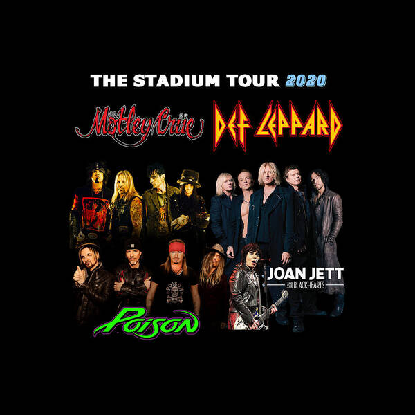 Tour 2020 Motley Crue Stadium Tour As02 Poster by Ajad Setiawan