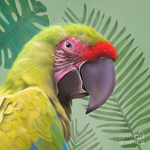 Tammy Lee Poster featuring the painting Tropical Paradise by Tammy Lee Bradley