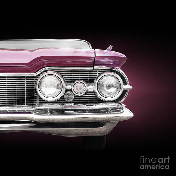 1959 Poster featuring the photograph US American classic car 1959 Super 88 by Beate Gube