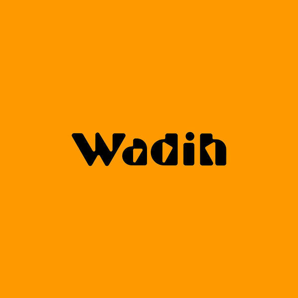 Wadih Poster featuring the digital art Wadih #Wadih by TintoDesigns