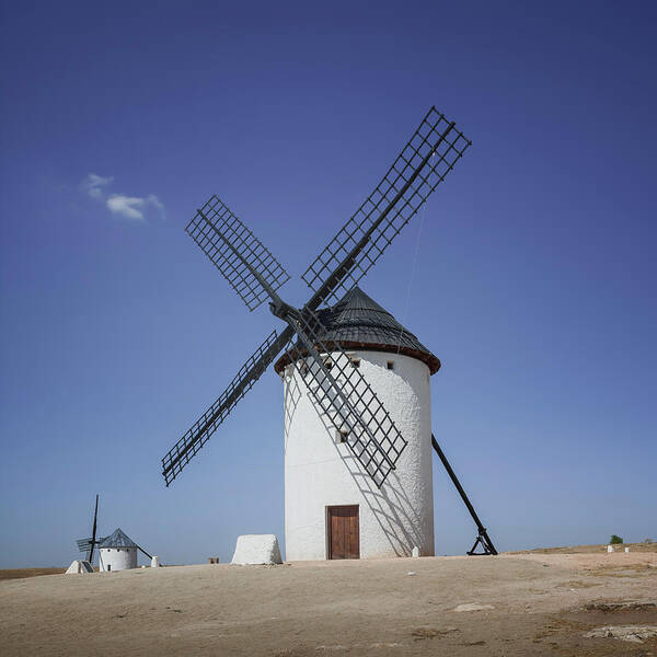 Windmill Poster featuring the photograph Windmill in Campo de Criptana, Spain by Stefano Orazzini