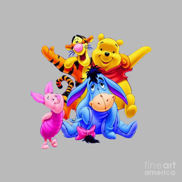 Winnie the pooh love friends Poster by Intan Safitri - Fine Art America