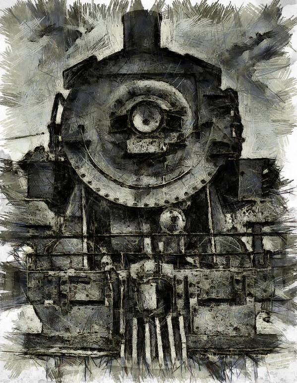 Locomotive Poster featuring the photograph Union Pacific Locomotive 6051 by Joseph Hollingsworth