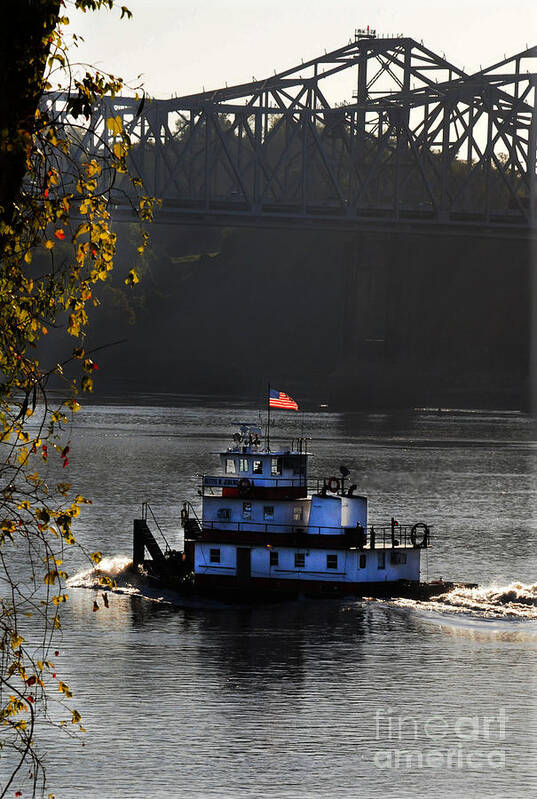 Tugboat Poster featuring the photograph the BettyeJenkins by Leon Hollins III