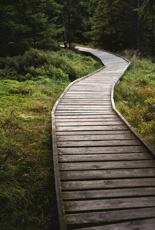 Eternity Poster featuring the photograph The Path to Nowhere by Martin Vorel Minimalist Photography