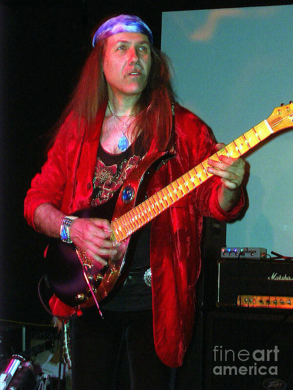 Uli Jon Roth Poster featuring the photograph Uli Jon Roth #5 by Daniel Larsen