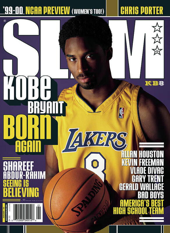 Kobe Bryant Poster featuring the photograph Kobe Bryant: Born Again SLAM Cover by Getty Images