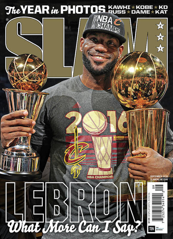 Lebron James Poster featuring the photograph LeBron: What More Can I Say? SLAM Cover by Getty Images