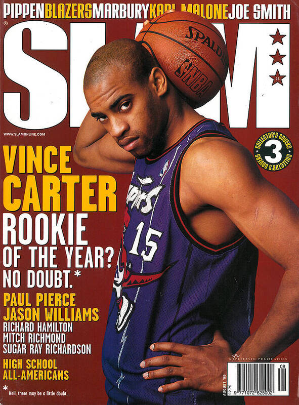 #faatoppicks Poster featuring the photograph Vice Carter: Rookie of the Year? SLAM Cover by Clay Patrick McBride