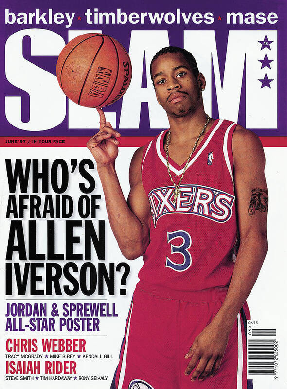 Who's Afraid of Allen Iverson? SLAM Cover Poster by Getty Images - SLAM  Cover Store