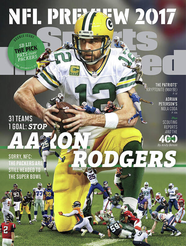 Season Art Print featuring the photograph 31 Teams, 1 Goal Stop Aaron Rodgers, 2017 Nfl Football Sports Illustrated Cover #1 by Sports Illustrated