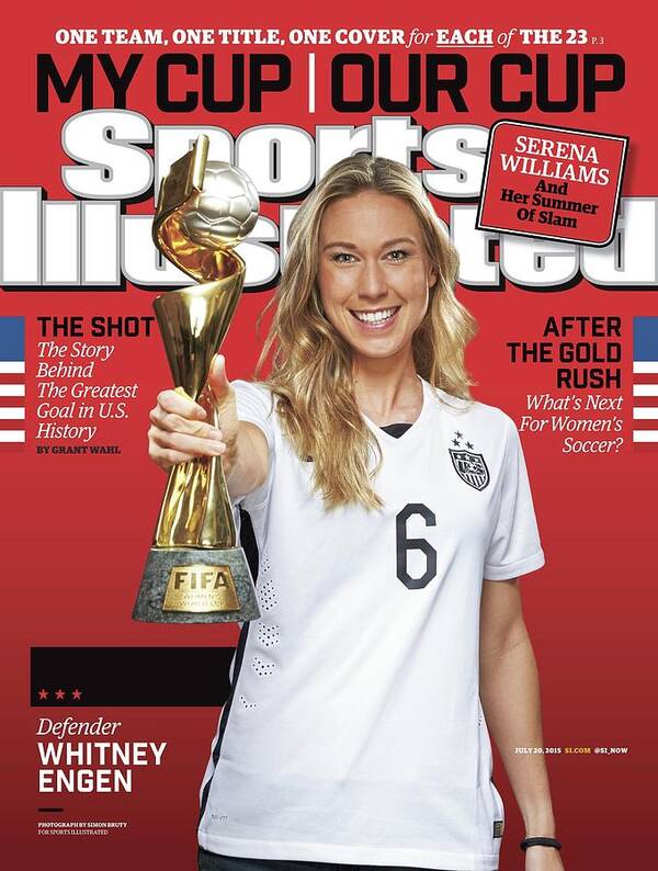 Magazine Cover Art Print featuring the photograph Us Womens National Team 2015 Fifa Womens World Cup Champions Sports Illustrated Cover by Sports Illustrated