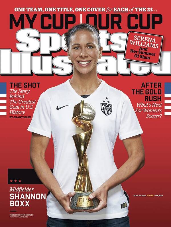 Magazine Cover Art Print featuring the photograph Us Womens National Team 2015 Fifa Womens World Cup Champions Sports Illustrated Cover by Sports Illustrated