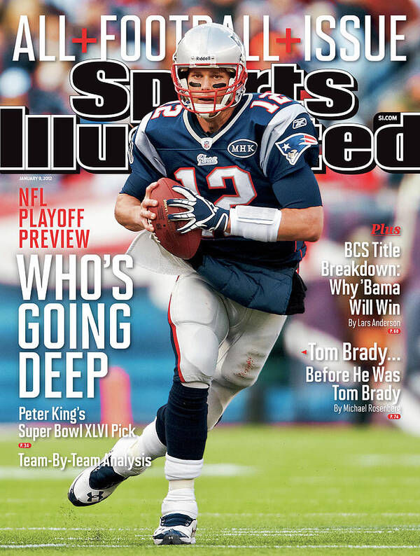 Magazine Cover Art Print featuring the photograph Whos Going Deep 2012 Nfl Playoff Preview Issue Sports Illustrated Cover by Sports Illustrated