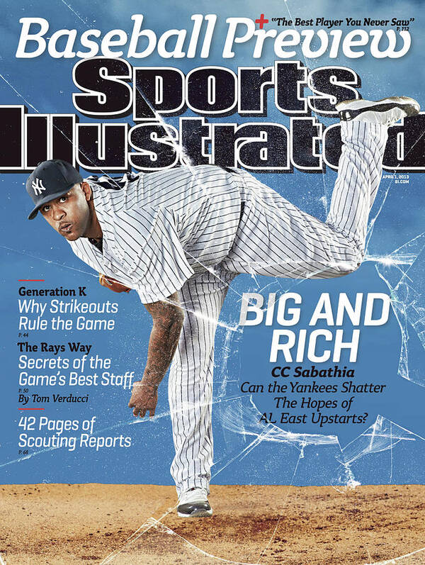 Magazine Cover Art Print featuring the photograph , 2013 Mlb Baseball Preview Issue Sports Illustrated Cover by Sports Illustrated