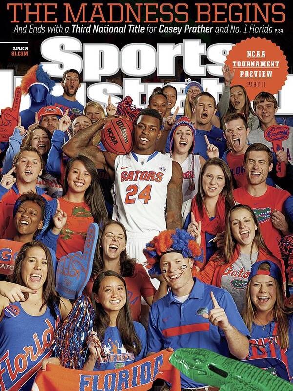 Magazine Cover Art Print featuring the photograph 2014 March Madness College Basketball Preview Part II Sports Illustrated Cover by Sports Illustrated