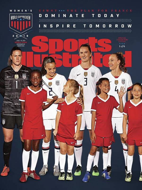 Sam Mewis Art Print featuring the photograph Dominate Today, Inspire Tomorrow 2019 Womens World Cup Sports Illustrated Cover by Sports Illustrated