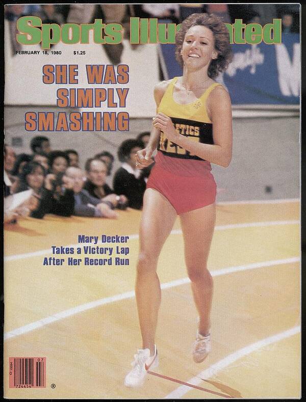 Magazine Cover Art Print featuring the photograph Athletics West Mary Decker, 1980 Millrose Games Sports Illustrated Cover by Sports Illustrated