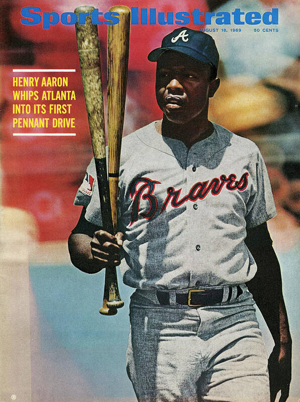 California Art Print featuring the photograph Atlanta Braves Hank Aaron... Sports Illustrated Cover by Sports Illustrated