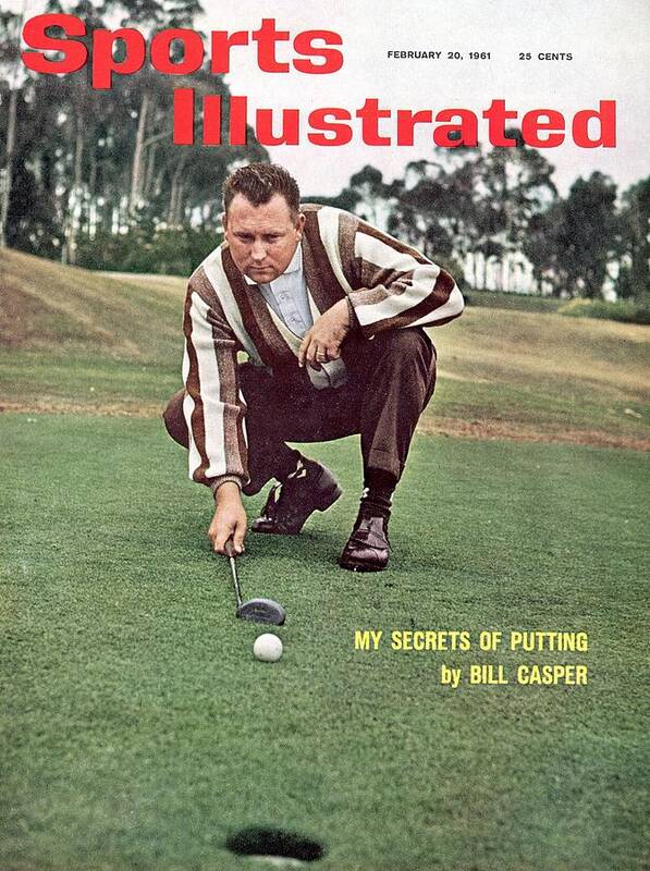 Magazine Cover Art Print featuring the photograph Billy Caspers Secrets Of Putting Sports Illustrated Cover by Sports Illustrated