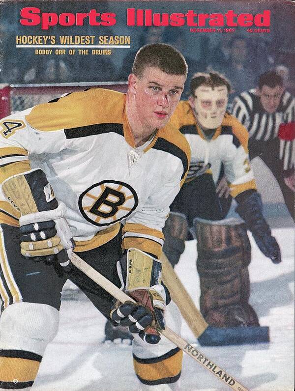 Magazine Cover Art Print featuring the photograph Boston Bruins Bobby Orr... Sports Illustrated Cover by Sports Illustrated