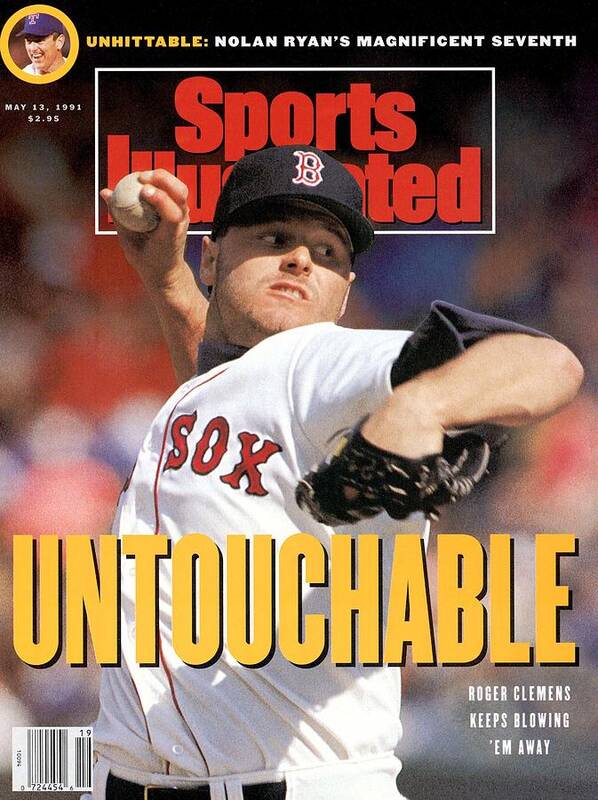 Magazine Cover Art Print featuring the photograph Boston Red Sox Roger Clemens... Sports Illustrated Cover by Sports Illustrated