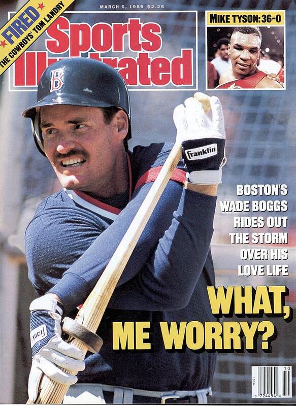 Magazine Cover Art Print featuring the photograph Boston Red Sox Wade Boggs Sports Illustrated Cover by Sports Illustrated