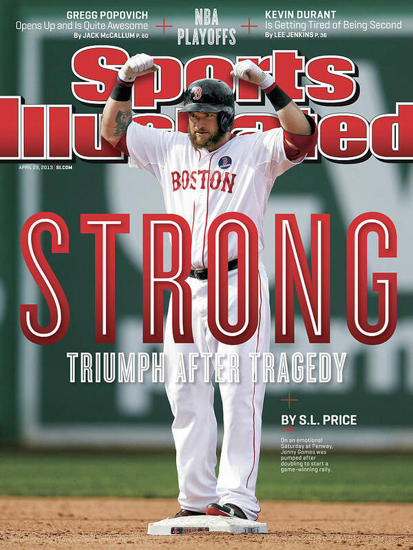 Magazine Cover Art Print featuring the photograph Boston Strong Triumph After Tragedy Sports Illustrated Cover by Sports Illustrated