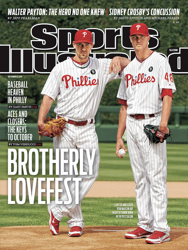 Magazine Cover Art Print featuring the photograph Brotherly Lovefest Sports Illustrated Cover by Sports Illustrated