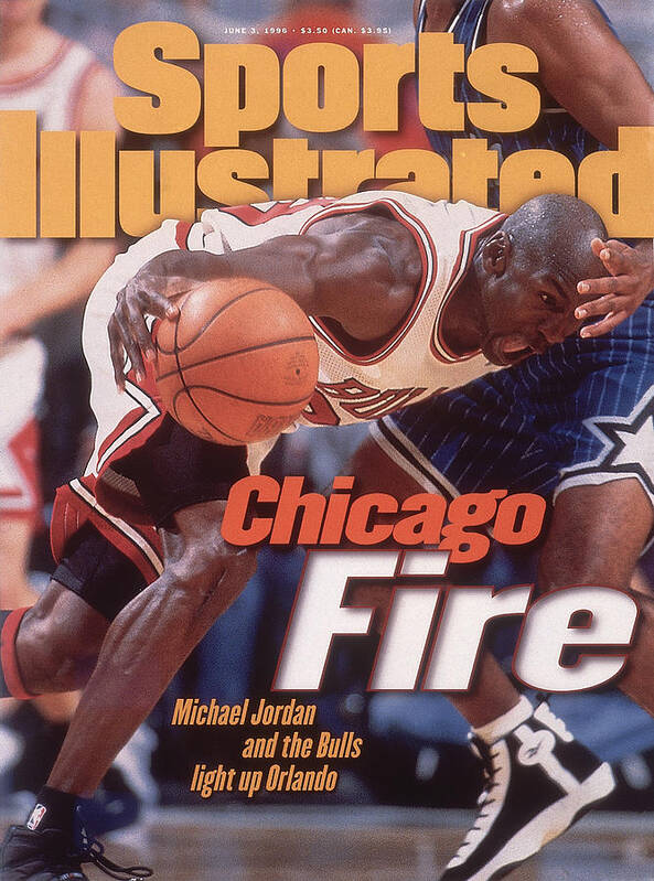 Playoffs Art Print featuring the photograph Chicago Bulls Michael Jordan, 1996 Nba Eastern Conference Sports Illustrated Cover by Sports Illustrated