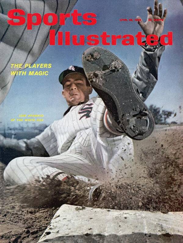 Magazine Cover Art Print featuring the photograph Chicago White Sox Luis Aparicio Sports Illustrated Cover by Sports Illustrated