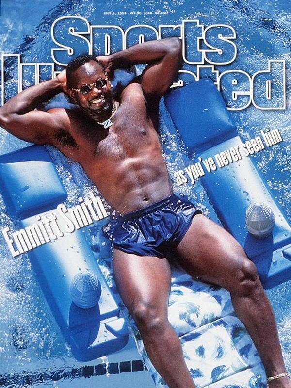 Magazine Cover Art Print featuring the photograph Dallas Cowboys Emmitt Smith Sports Illustrated Cover by Sports Illustrated