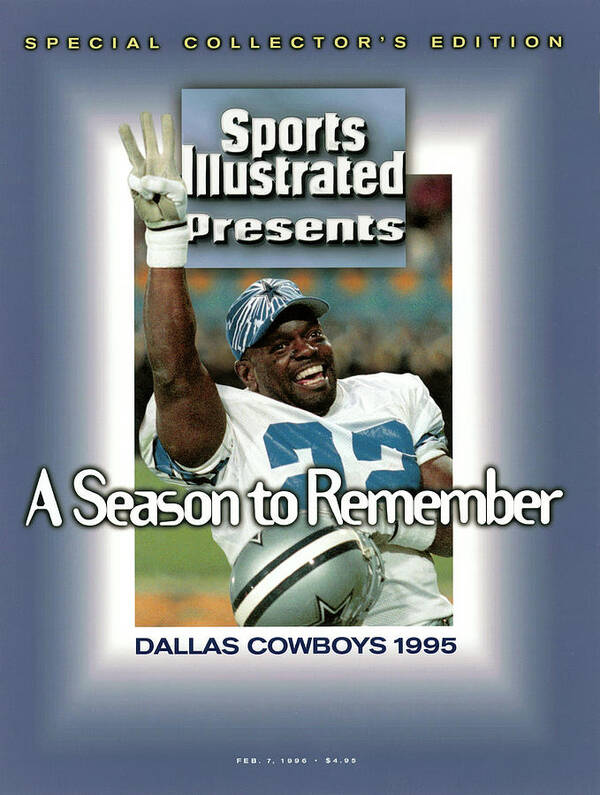 Emmitt Smith Art Print featuring the photograph Dallas Cowboys Emmitt Smith, Super Bowl Xxx Sports Illustrated Cover by Sports Illustrated