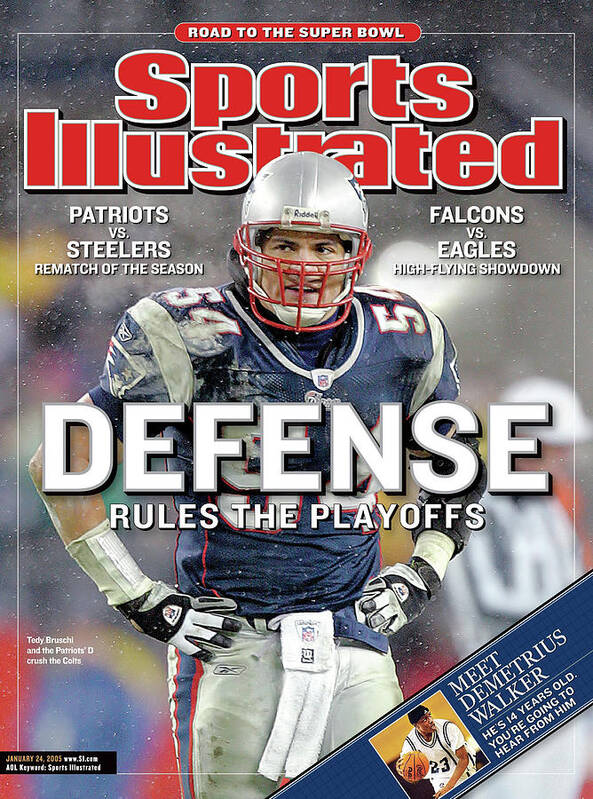 Magazine Cover Art Print featuring the photograph Defense Rules The Playoffs Road To The Super Bowl Sports Illustrated Cover by Sports Illustrated