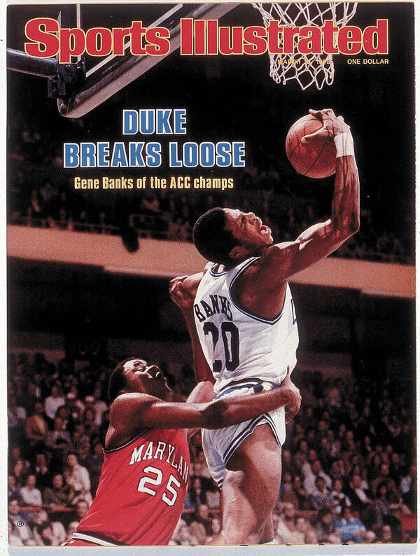 Magazine Cover Art Print featuring the photograph Duke University Gene Banks, 1978 Acc Tournament Sports Illustrated Cover by Sports Illustrated