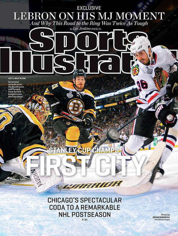 Magazine Cover Art Print featuring the photograph First City Stanley Cup Champs Sports Illustrated Cover by Sports Illustrated